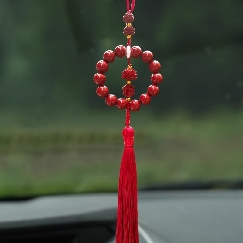 High-End Lotus Design Car Pendant for Rearview Mirrors